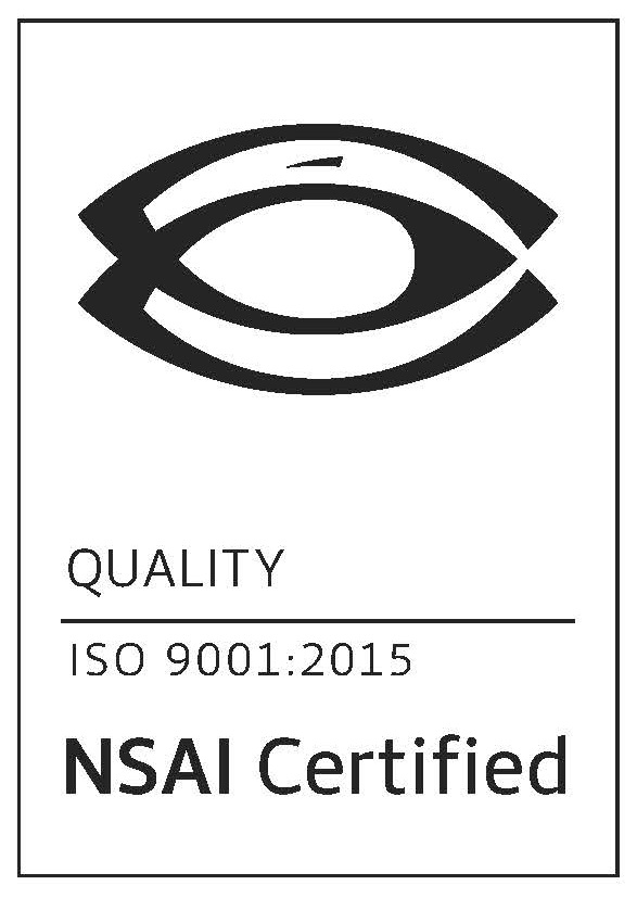 ISO 9001:2015 NSAI Certified